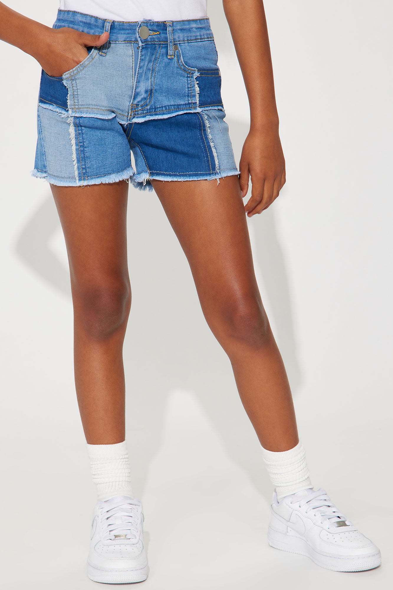 Mini Chelsea Short Sleeve Legging Set - Black/White