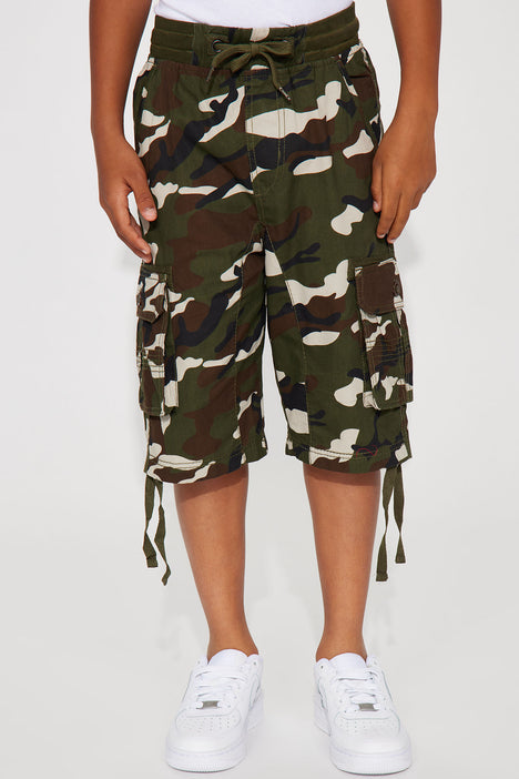Mini Nino Twill Cargo Short Camouflage