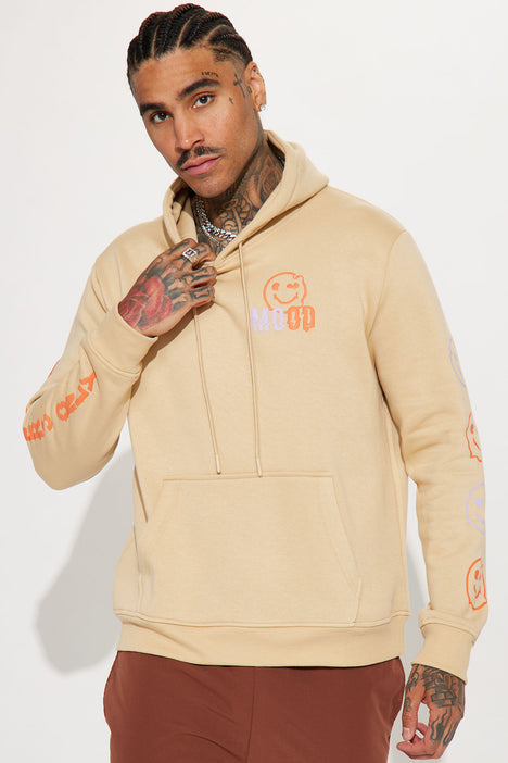 Bad Vibes Swag Hoodie Tan Fashion Nova Mens Fleece Tops