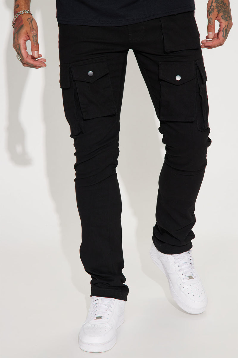 Great Escape Stacked Flare Pants - Black | Fashion Nova, Mens Pants ...