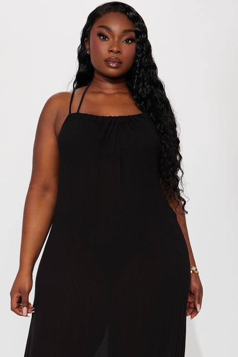 Racerback cover up dress top