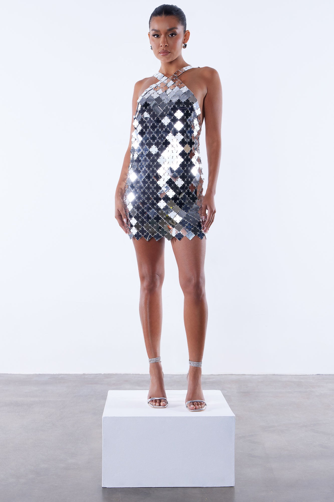 Disco mini dress deals