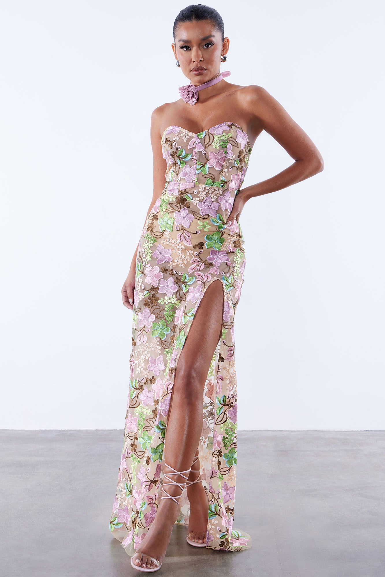 Floral dress top fashion nova