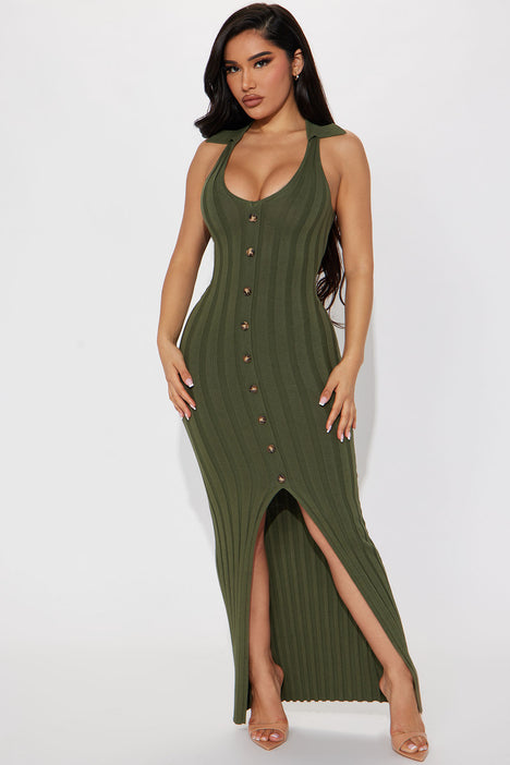 Marianne Maxi Dress Olive