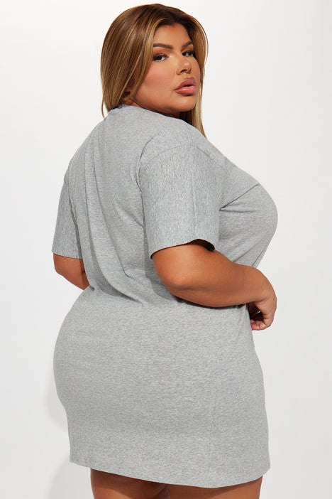 Plus size distressed t shirt dress clearance