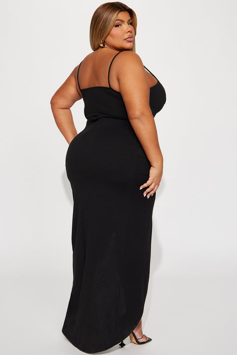 Elegant Night Maxi Dress - Black, Fashion Nova, Dresses