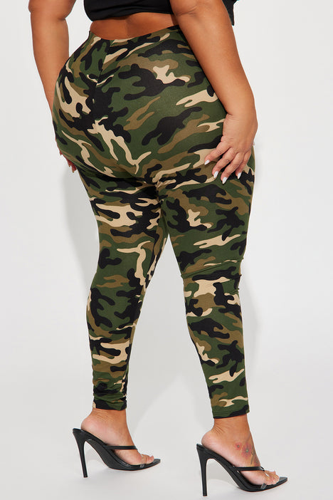 Ryder Camo Leggings Olive combo