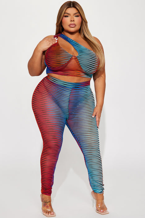 Be A Star Legging Set Multi Color Fashion Nova Matching Sets