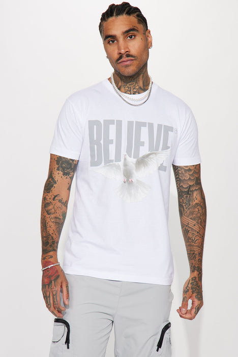 Cheap white top graphic tees