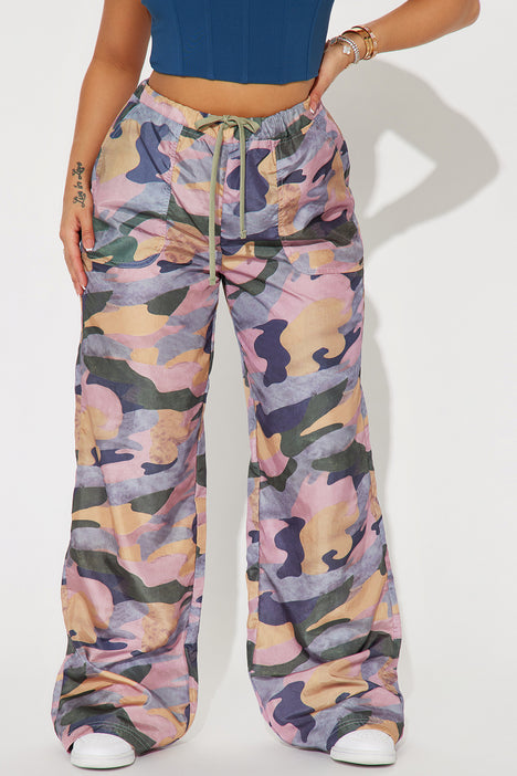 Purple camo pants fashion nova outlet