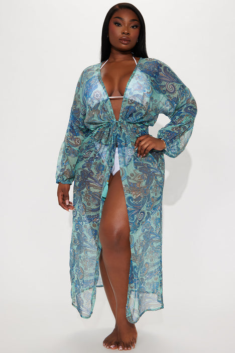 Plus size sheer swim cover up hotsell