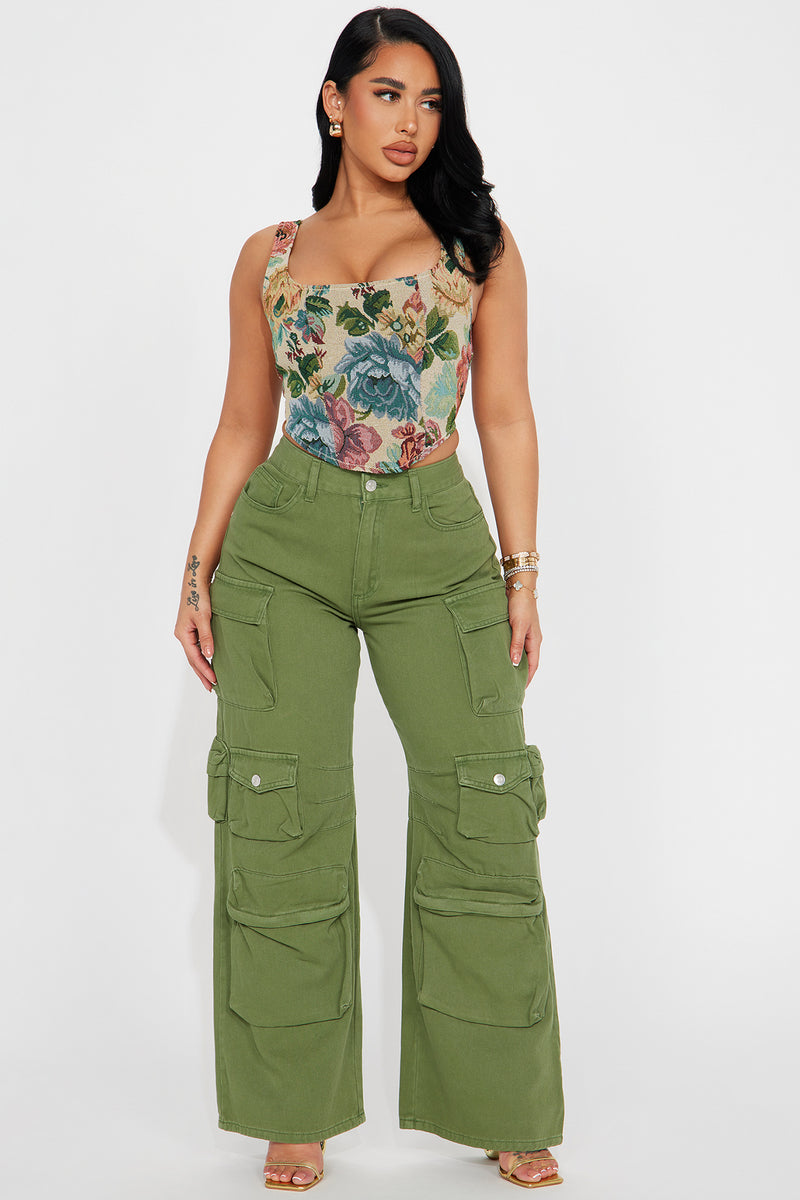 Karimo Jacquard Corset Top - Multi Color | Fashion Nova, Shirts ...