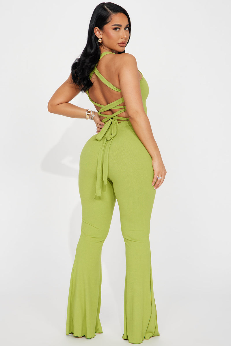 Calling Again Pant Set - Chartreuse | Fashion Nova, Matching Sets ...