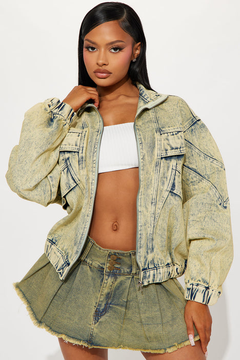 Jean jacket fashion nova outlet