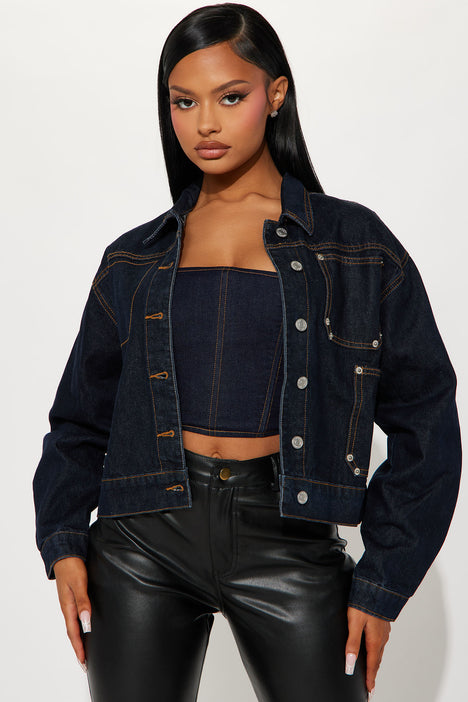 Fashion nova clearance jeans jacket
