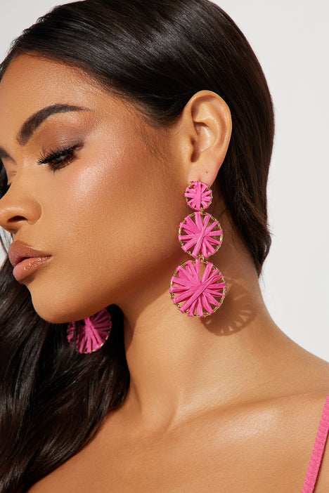 Pink Gold Post Stud Fashion Earring – Country Lace Boutique