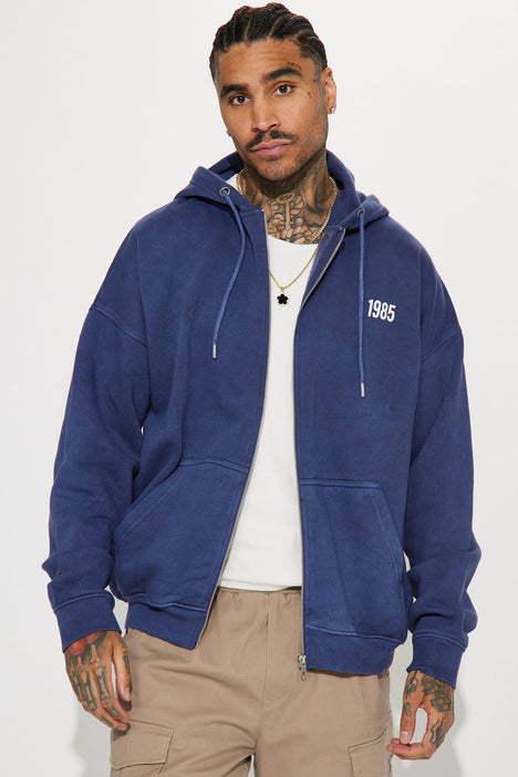 Santa Monica Beach Bum Oversized Zip Up Hoodie - Navy | Fashion Nova, Mens  Graphic Tees | Fashion Nova