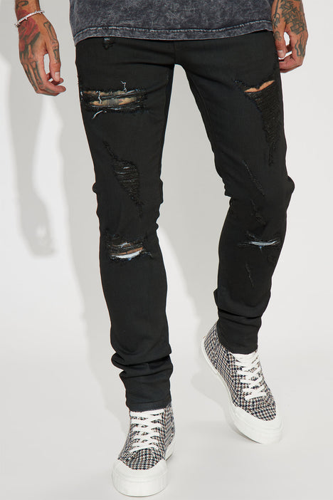 Fashion nova ripped jeans best sale men