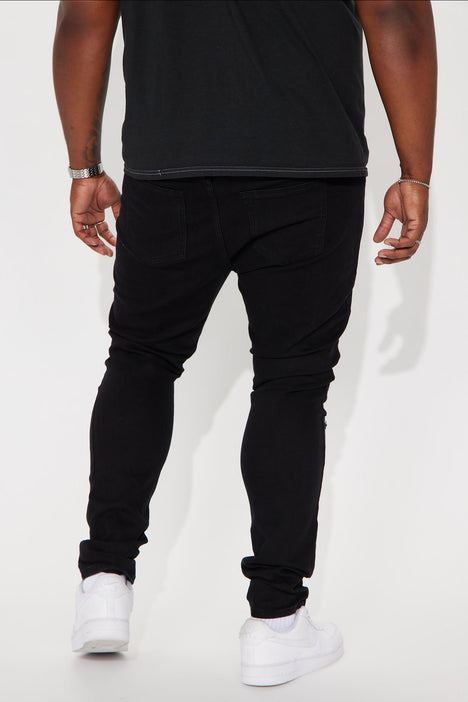 Stacked skinny jogger clearance pants