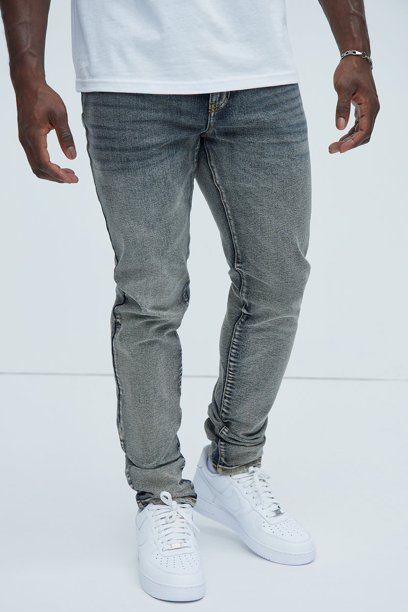 Lance Stacked Skinny Jeans - Dark Wash | Fashion Nova, Mens Jeans ...
