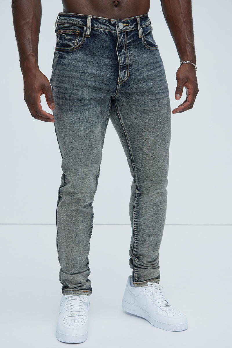 Lance Stacked Skinny Jeans - Dark Wash | Fashion Nova, Mens Jeans ...