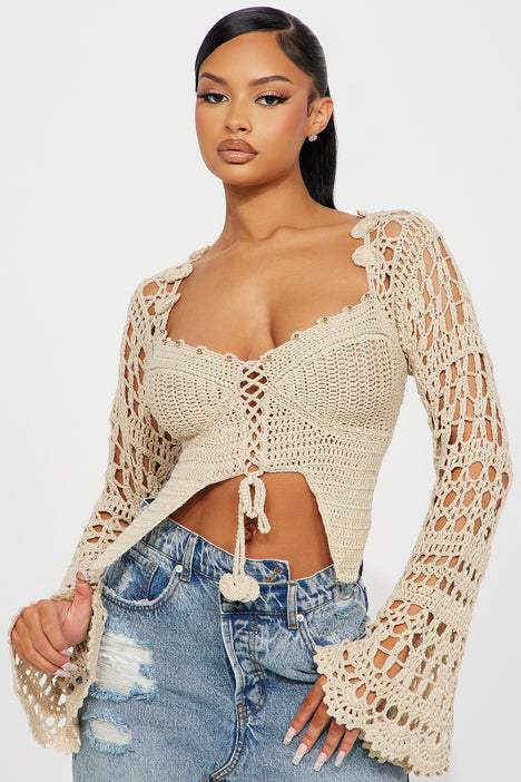 Fashion nova clearance crochet top