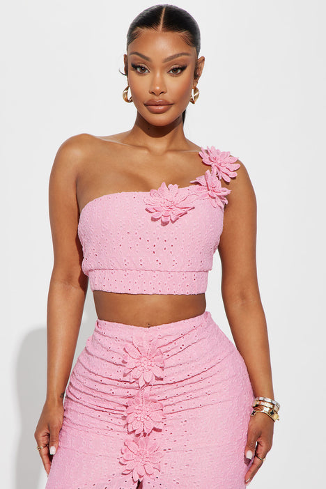 Pink pencil skirt 3d cheap