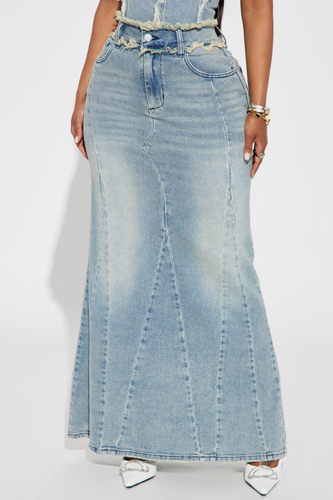 Jean skirt fashion cheap nova