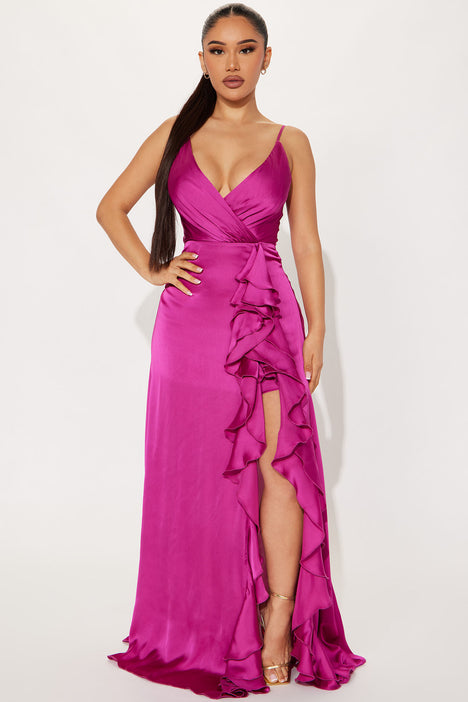 Fashion nova magenta sales dress