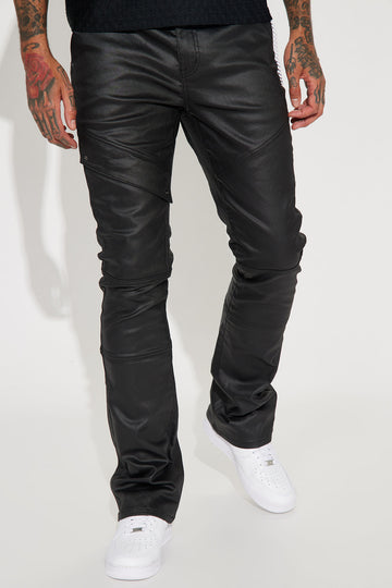 Fashion nova on sale stacked joggers