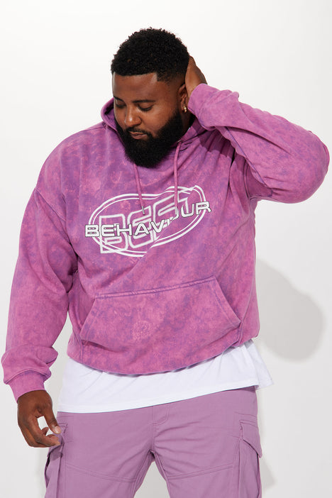 Best Behavior Oversized Hoodie Mauve Fashion Nova Mens