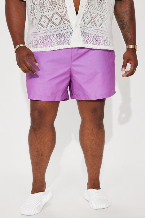 Heat Reactive Swim Trunk Blue Fashion Nova Mens Swim