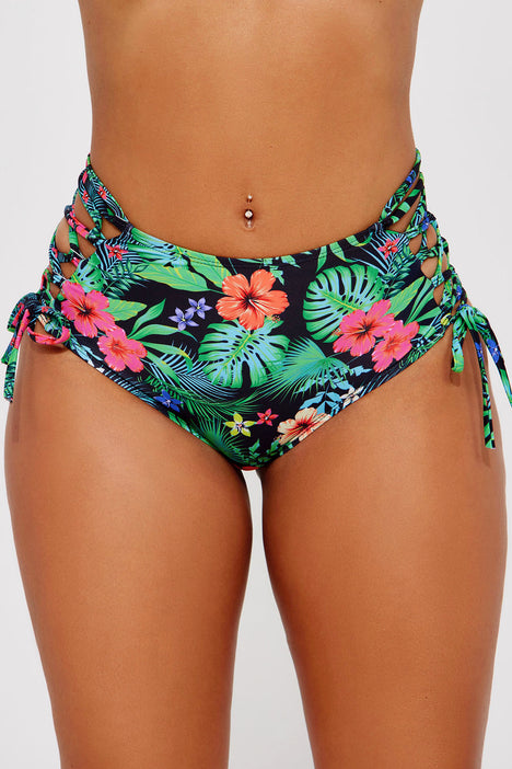 High Waist Boy Short Bikini Bottom Multiple Color to Choose From