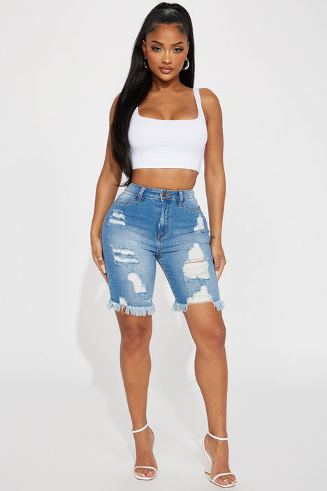 Bermuda high deals waist