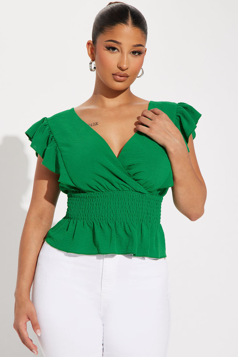 Lookin' For You Top - Green | Fashion Nova, Shirts & Blouses | Fashion Nova