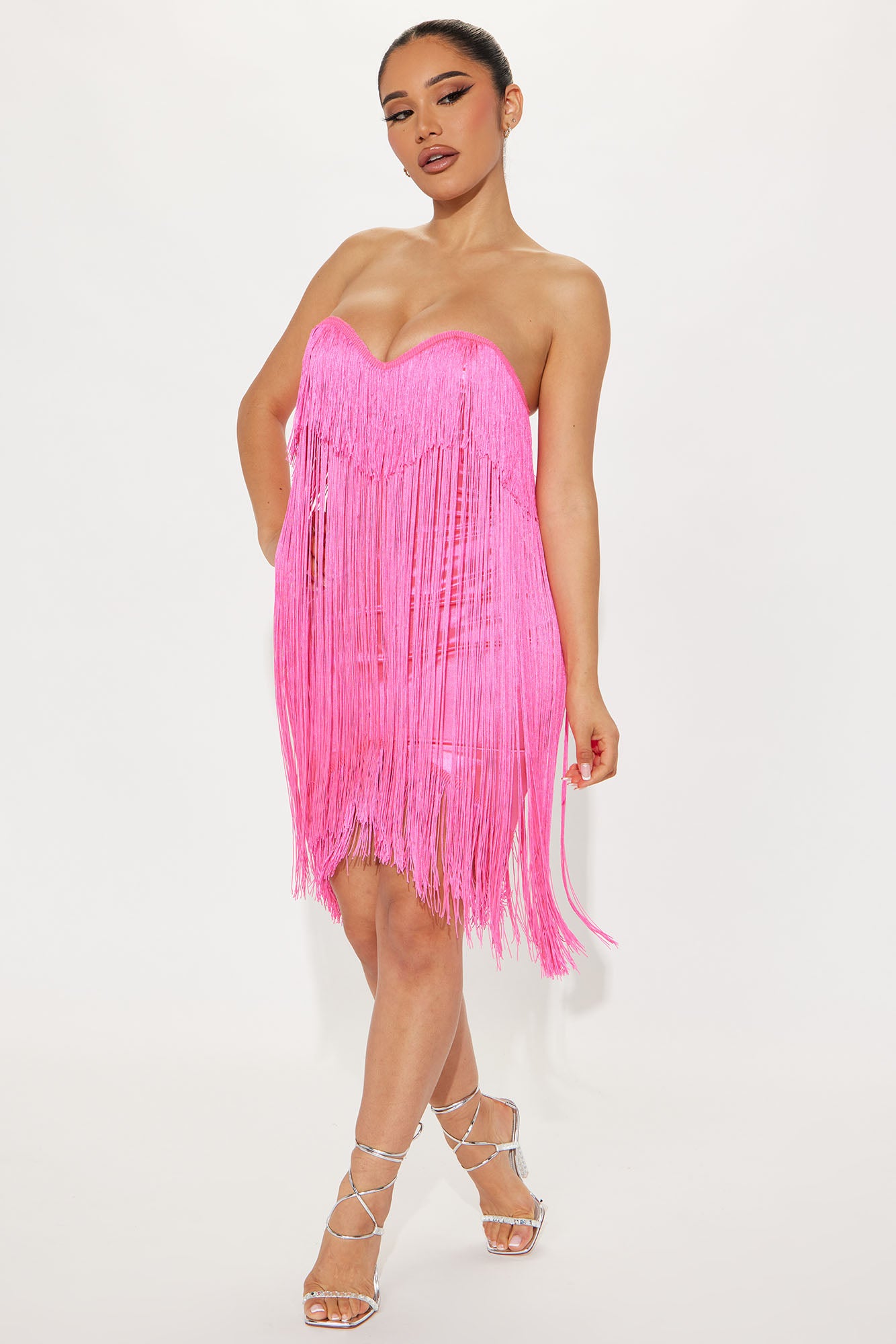 So In Love Tulle Mini Dress - Pink