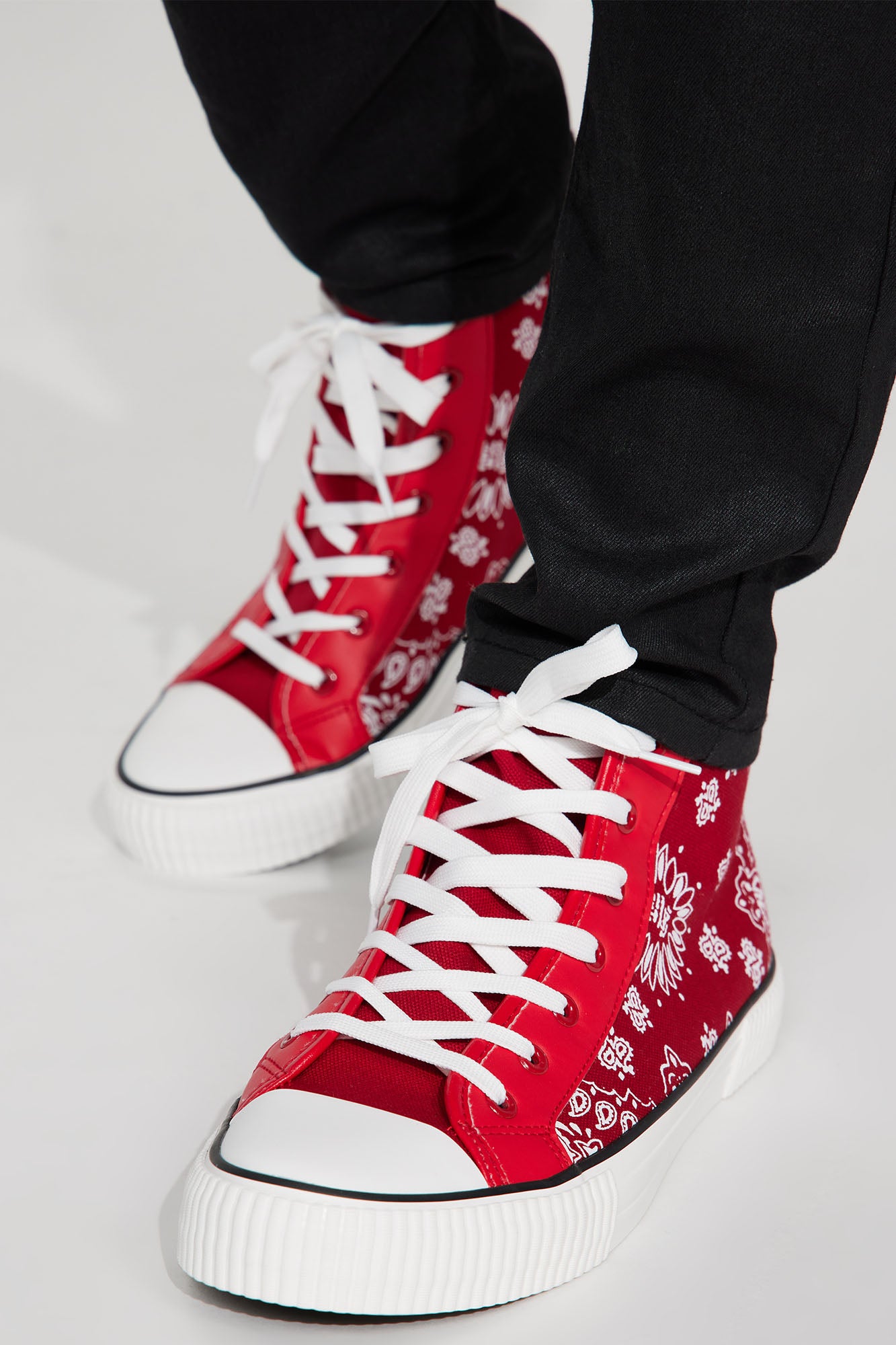 Red paisley best sale shoes