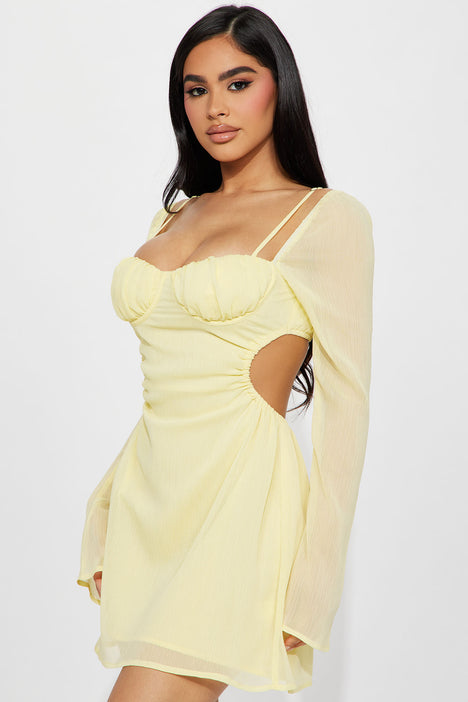 Fashion nova chiffon dress hot sale