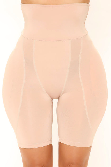 Looking Curvy Padded Hips Shapewear Short Nude Fashion