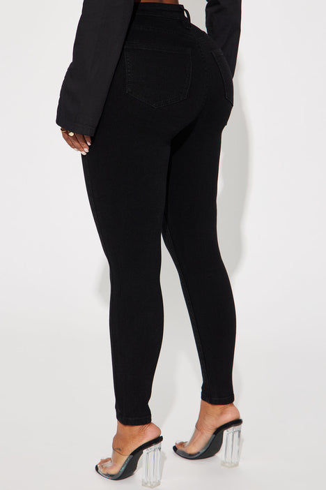 Petite black skinny pants sale