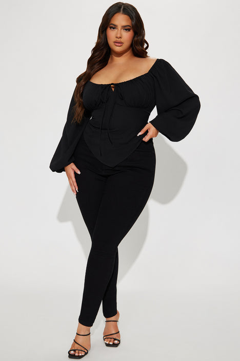 Myrte Blouse Top Black