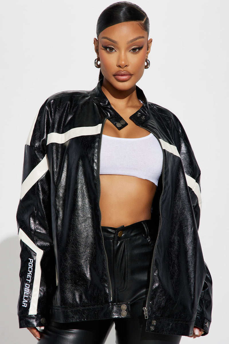 Baddies Only Oversize Jacket - Black | Fashion Nova, Jackets & Coats ...