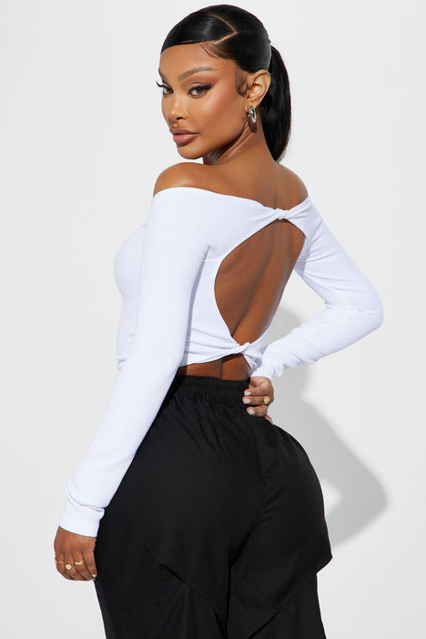 Veyanna Off Shoulder Top - White