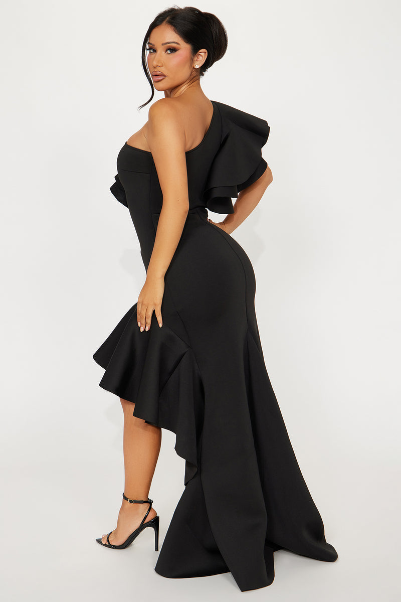 Claire Ruffle Layered Dress Candy Apple - Reset By Jane