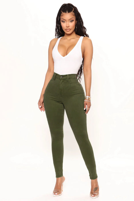 Fashion nova classic high waist skinny jeans top