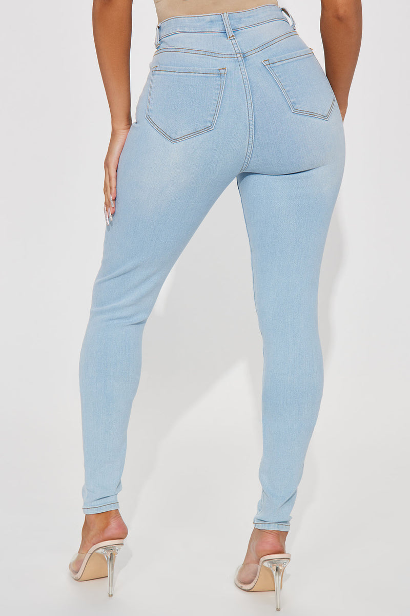 Tall First Pick High Rise Jeans - Light Blue Wash | Fashion Nova, Jeans ...