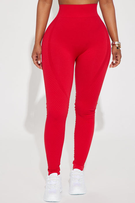 Oner Active EFFORTLESS SEAMLESS LEGGINGS Red Size XS - $42 New