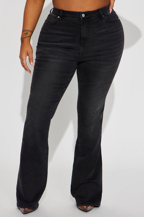 Jeans hotsell flare negros
