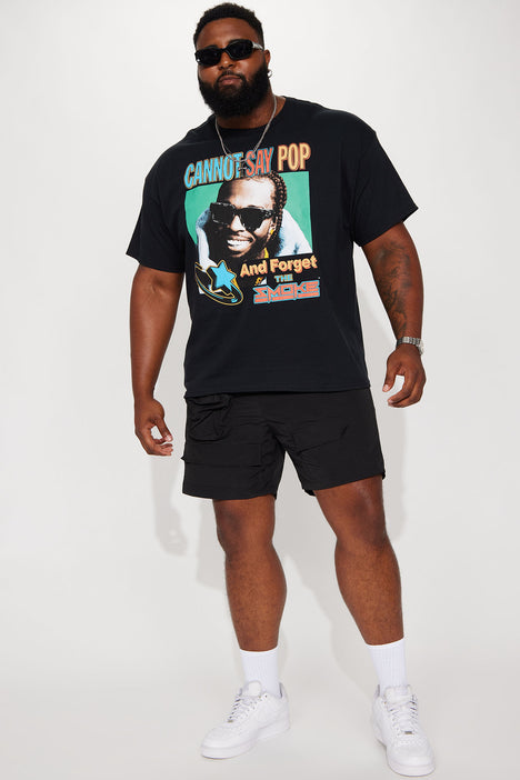 Pop Smoke T Shirt - Black, Fashion Nova, Screens Tops and Bottoms