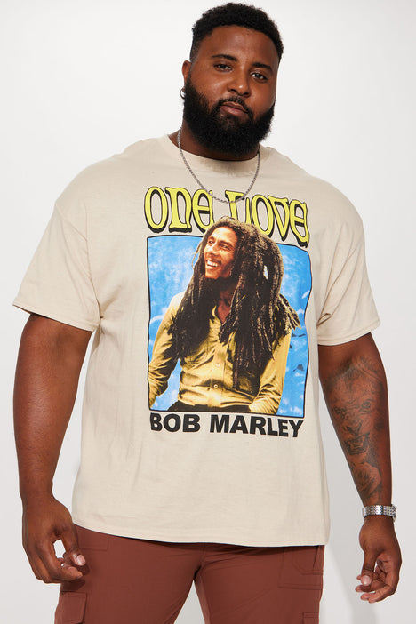 One Love Bob Marley Short Sleeve Tee - Sand